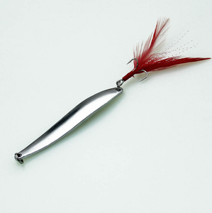 Mồi câu kim loại <span class=keywords><strong>Spinner</strong></span> Spoon 5g-40g, móc ba ngạnh lông vũ, mồi giả câu cá Bass, cá hồi, dụng cụ câu cá Pesca, mồi giả Wobblers Pacas - Product Image 6