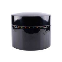 Boîte Cylindrique de Luxe Ronde en MDF avec Logo Personnalisé, Finition Noire Brillante et Doublure Colorée pour Emballage Cadeau de Sachets de Thé, Bonbons et Chocolats