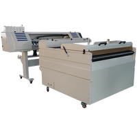 HJD – imprimante DTF 4 têtes 60cm, transfert de chaleur de Film Pet, impression numérique de T-shirt avec Machine à secouer la poudre automatique