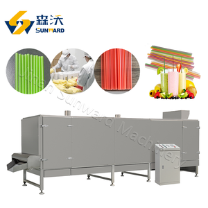 Machine d'extrudeuse de pailles à boire de riz jetables Fabricant d'équipement d'usine Ligne de machines d'extrusion de pailles de riz écologiques - Product Image 5