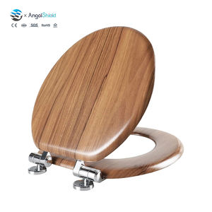 <span class=keywords><strong>Tapa</strong></span> de Inodoro de Madera Moderna Personalizable, Asiento de Inodoro de Madera Moldeada, Grano de Madera Premium o Color Sólido, Cubierta de Asiento de <span class=keywords><strong>WC</strong></span> de MDF - Product Image 1