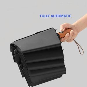 Parapluie d'affaires pliable personnalisé avec logo de marque pour cadeaux promotionnels et salons professionnels - Product Image 5