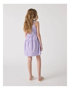 Robe de plage midi en coton écologique pour filles, tissu respirant adapté à l'été, éléments de design décoratifs, confortable - Product Image 2