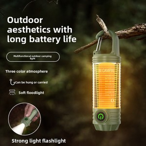 Haute luminosité rétro Mini <span class=keywords><strong>lampe</strong></span> de poche LED <span class=keywords><strong>lampe</strong></span> de <span class=keywords><strong>camping</strong></span> en plein air rechargeable multifonctionnelle avec atmosphère portable pour les campeurs - Product Image 5