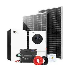 GSO Solar Generator System 1KW 3KW 5KW 10KW 15KW 20KW Photovoltaic Solar Off Grid System with Lithium Battery