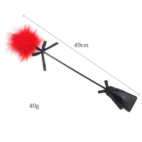 BDSM fouet plume Tickler sexuel érotique adulte jouet pour Couple jeu flirter fessée pagaie chatouillement Bondage Gear