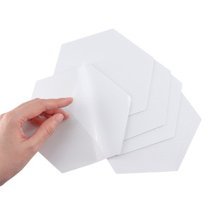 Hexagonal Traction Pad 8Cm Embossed Soft Vinyl Surfboard Anti Slip <b>Stickers</b> For Paddleboard Accessories - Product Image 1