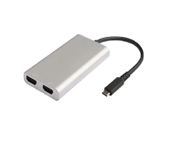 Certified Thxxderbolt 3 USB TYPE C Male to Dual Hight-Definition Multimedia Interface ADAPTER