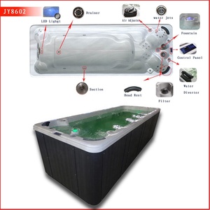 Grande 6 m al aire libre hydro masaje al por mayor piscine contenedor piscina <span class=keywords><strong>swimspa</strong></span> - Product Image 4