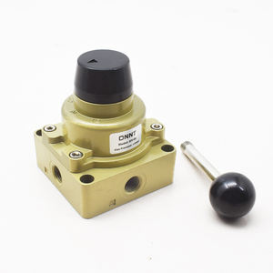 Katup kontrol tekanan udara, HV 1/4 ''<span class=keywords><strong>3</strong></span>/8'' 1/<span class=keywords><strong>2</strong></span> ''tangan putar katup kontrol tekanan udara 4 arah tuas pneumatik aluminium Alloy ONNT Gas OEM untuk kontrol tangan - Product Image 3