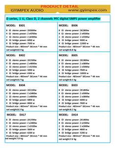 Équipement audio Amplificateur <span class=keywords><strong>Mixeur</strong></span> <span class=keywords><strong>de</strong></span> <span class=keywords><strong>musique</strong></span> Amplificateur <span class=keywords><strong>de</strong></span> puissance DJ Amplificateur audio 2*800w pour caisson <span class=keywords><strong>de</strong></span> basses haute puissance <span class=keywords><strong>de</strong></span> 12/15/18/21 pouces - Product Image 5