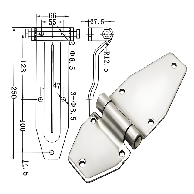 Customized CNC Machining Automotive Hinge Accessories