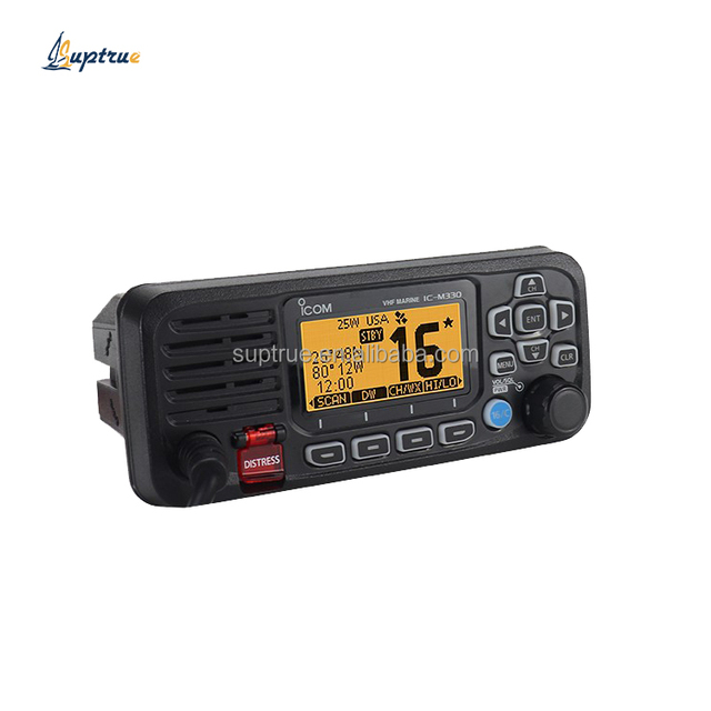 Suptrue Marine Supplier Icom IC-M330 Ship Boat Class D DSC CH70 VHF Radiotelephone IPX7 Waterproof Mobile Marine Radio