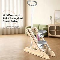 ATHSPO Stepper d'entraînement cardio de haute qualité pour usage domestique, en bois, simulateur d'escalade