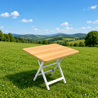 Table à manger carrée moderne et pliable en bois pour la maison, la cuisine, les petits appartements, la salle à manger, design de meubles compact