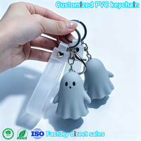 PVC-Schlüsselanhänger Hersteller Großhandel Günstige Individuelle Logo 2D 3D Silikon Gummi Weicher PVC-Schlüsselanhänger