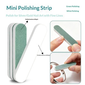 Outil de Nail Art en éponge EVA ultra-mince, mini, double face, résistant à l'usure, pour le polissage et le façonnage des <span class=keywords><strong>ongles</strong></span>, ne perd pas de granulats, spécialisé - Product Image 2