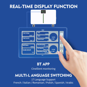 Công suất lớn năng lượng mặt trời Pin Lithium 32kwh 30kwh 51.2V 628ah pin lithium 11000 chu kỳ di động - Product Image 3