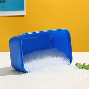 Neues Design 1100ML Bento-Lunchbox für Neugeborene und Kinder 2 Fächer Kreative Bausteine Einlagiges Set mit Löffel und Gabel aus Kunststoff - Product Image 3