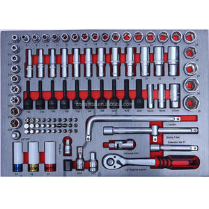Coffre à outils avec 7 <span class=keywords><strong>tiroirs</strong></span>, ensemble d'outils <span class=keywords><strong>sur</strong></span> roulettes, rangement mobile pour mécanicien, garage, atelier, avec 421 pièces d'outils - Product Image 5