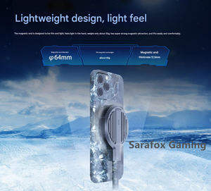 อุปกรณ์ระบายความร้อนมือถือแบบน้ำ Sarafox สำหรับถ่ายทอดสด เงียบพิเศษ ใช้สารกึ่งตัวนำแม่เหล็ก สำหรับ Black Shark 4pro และ Ipad 2024 - Product Image 5