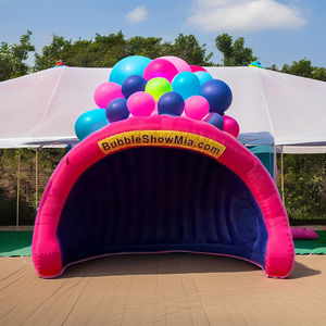 Nuevo modelo de diseño de globos, carpa iglú <span class=keywords><strong>Luna</strong></span> personalizada inflable para decoración de eventos de fiesta al aire libre, media cúpula inflable - Product Image 3