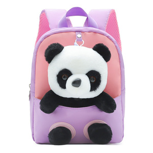 Sac d'école léger pour enfants pour la maternelle <span class=keywords><strong>cartable</strong></span> mignon en peluche 3D <span class=keywords><strong>Panda</strong></span> Cartoon pour enfants - Product Image 5