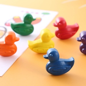 Nouvelle Arrivée 6 Pcs <span class=keywords><strong>Nox</strong></span> Toxique Haute Qualité Canard En Plastique Enfants Crayon Ensemble Crayon De Couleur Enfant - Product Image 1