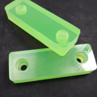 Pièces en polyuréthane haute résistance, structure absorbant les chocs, finition des bords lisse et fabrication CNC de précision
