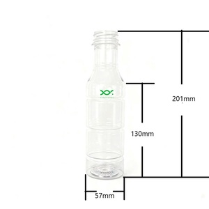 Xypackaging 360ml 12oz Rỗng trong suốt cho pet bao bì nhựa chai với màn hình in ấn cho nước trái cây kinh doanh và bộ đồ giường - Product Image 5