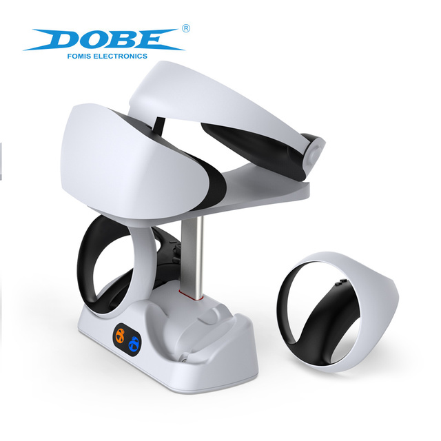 DOBE Game Accessories Manufacturer P-S VR2 Controllers Magnetic Charging Dock for P-S VR2 Controllers with Headset Stand