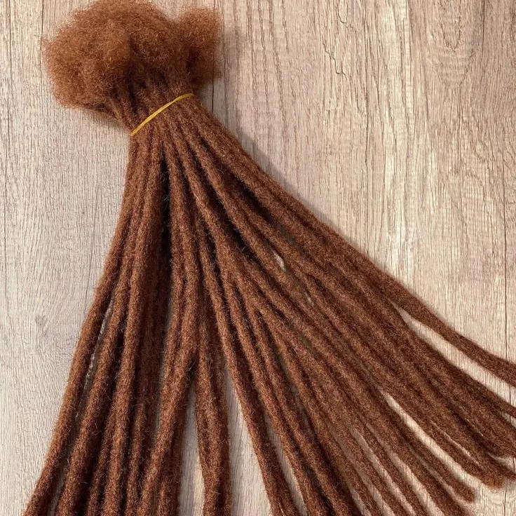 नरम हस्तनिर्मित Dreadlocks के Crochet बाल Braids एफ्रो गांठदार #30 100% प्राकृतिक मानव बाल नियंत्रण रेखा एक्सटेंशन