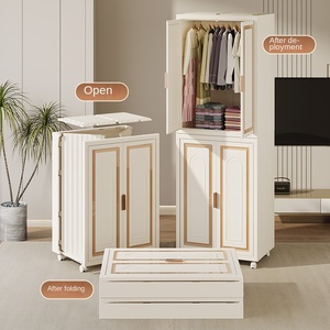 Organizador de Ropa Plegable de Plástico de Gran Capacidad, Muebles para el Hogar, Estantes de <span class=keywords><strong>Armario</strong></span> para Almacenamiento de Ropa para Dormitorio - Product Image 4
