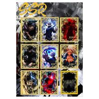 Cartes de collection Xin Spell TCG en métal diamanté, personnages populaires, jeu de société d'anime japonais, vente en gros