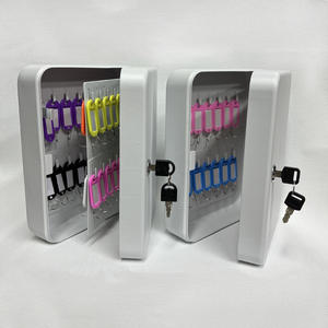 Boîte à clés murale de taille moyenne avec <span class=keywords><strong>56</strong></span> clés en acier et métal pour le rangement des clés de voiture. - Product Image 3