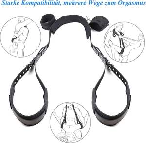 Kovida สายรัดเอวสำหรับเล่นเกม, สายรัดหนังรัดข้อมือปรับได้ต้นขานุ่ม - Product Image 4