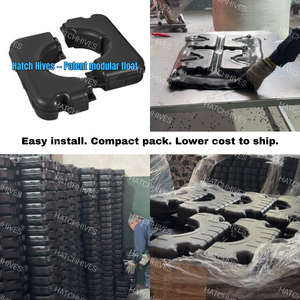 Aérateur flottant pour bassin, entraîné par boîte de vitesses, pour l'amélioration du drainage des jardins et l'aménagement paysager - Product Image 2