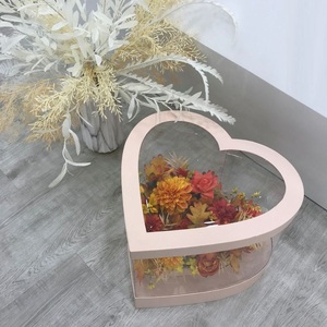 Hộp Quà Tặng Bó Hoa Hình Trái Tim Lớn Trong Suốt Sang Trọng Hộp Hoa Cửa Sổ Pvc Trong Suốt Bán Sỉ Dành Cho Hoa - Product Image 6