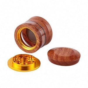 New Arrival Wooden <b>Herb</b> <b>Grinder</b> With Window Custom Logo - Product Image 4