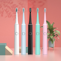 Brosse à dents électrique sonique rechargeable la plus vendue, longue autonomie, étanche IPX7, poils souples, brosse buccale pour voyage et extérieur