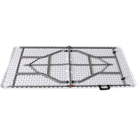 180cm vente en gros 6ft extérieur ou intérieur pliant en deux Tables à manger et chaises en plastique pour événements pour meubles de jardin