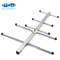 Antenne Yagi directionnelle extérieure GISANTONE de haute qualité pour TV, bande 470-862 MHz, gain 7 dBi, angle horizontal 85°, antenne de communication