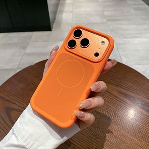 Fundas Magnéticas de Silicona Líquida para Teléfono, para Hombre y <span class=keywords><strong>Mujer</strong></span>, para iPhone 17 Pro <span class=keywords><strong>Max</strong></span>, <span class=keywords><strong>Air</strong></span> 16, 15, 14, Accesorios de Protección - Product Image 5
