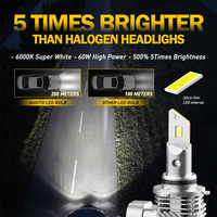   Bombillas LED para Faros Delanteros de Coche de Alta Potencia, Mini, 12v, Súper Brillantes, 9005, para Automóvil