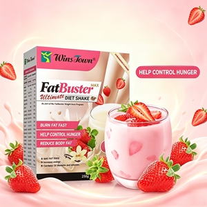 Fat Bluster Sabor a fresa Plus Batido de leche para quemar grasa Detox Batido de leche fino Batido de proteína de leche para perder peso - Product Image 4