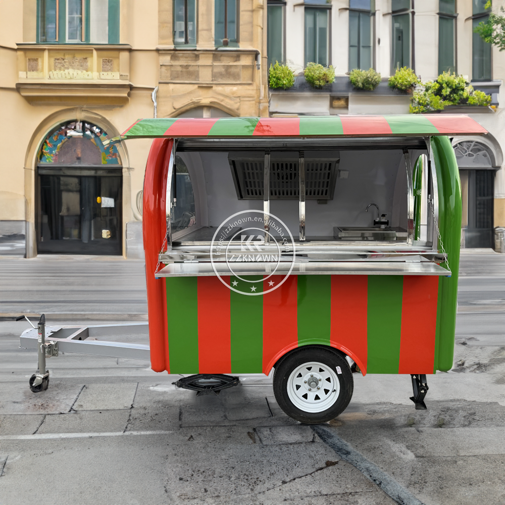 Camion di cibo completamente attrezzati camion di cibo per la vendita carrello di cibo piccolo rimorchio per alimenti