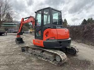 รถขุดดินขนาดเล็กญี่ปุ่น Kubota KX155-5 5.5ตันจัดส่งรวดเร็วพร้อมชิ้นส่วนเครื่องยนต์และมอเตอร์หลัก - Product Image 4