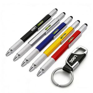 Stylos à bille multifonctions promotionnels personnalisés, stylos à bille personnalisés - Product Image 1
