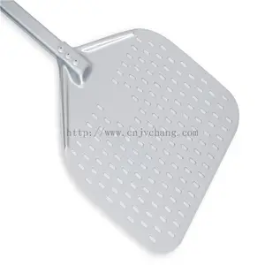 Pizza 12-14-16inch Stainless Steel Pizza Paddle Spade Or Aluminum Perforated Pizza Peel Shovel With Detachable Custom Handle