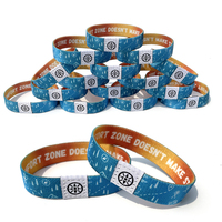 Bracelets RFID personnalisés avec logo, nouveau design promotionnel, réutilisables, puce 215, contrôle d'accès, bracelet élastique tissé NFC